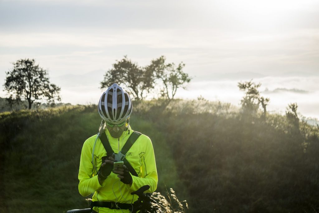 What are mountain bike helmets made of?